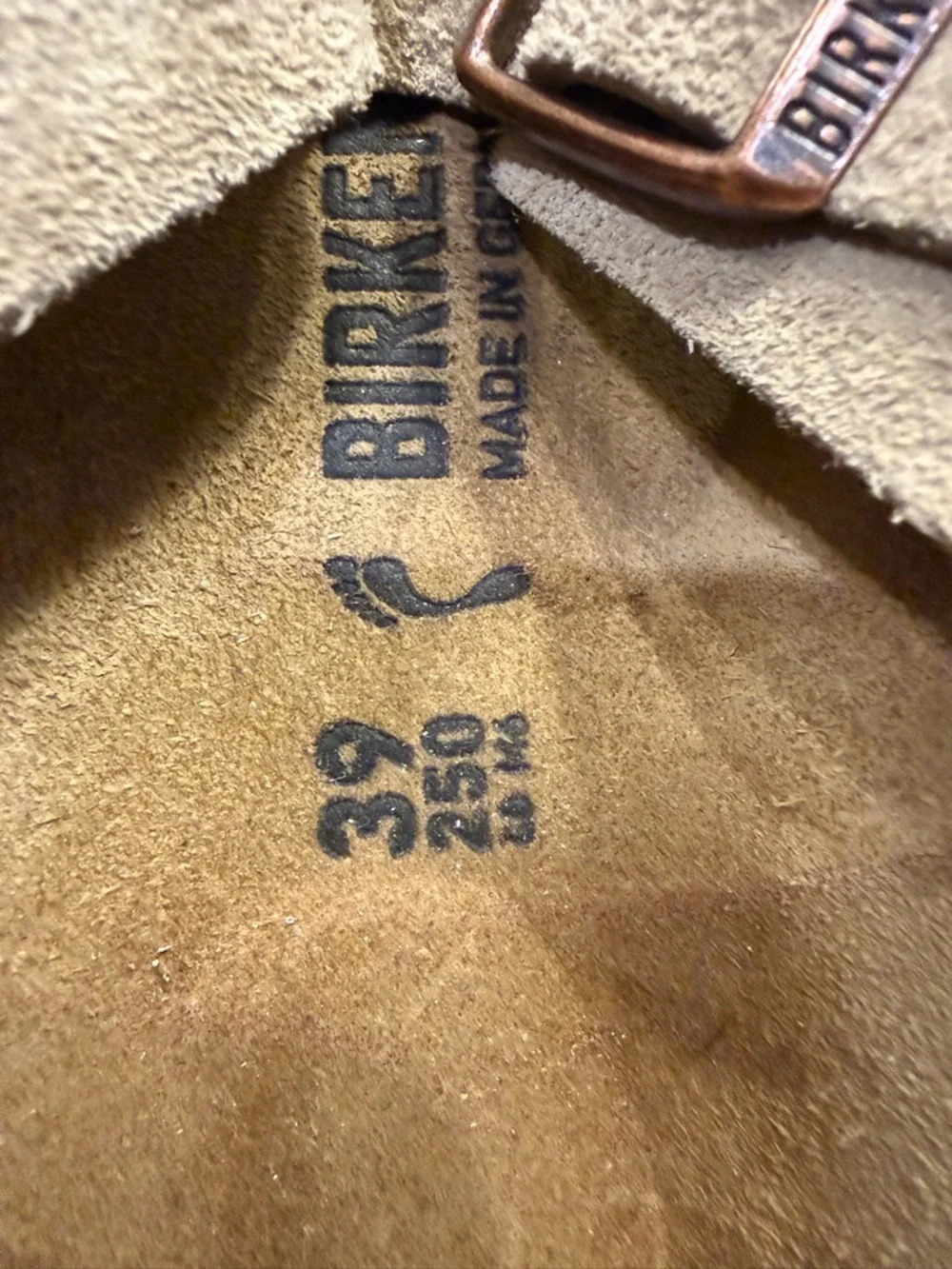 Birkenstock Suede Sandals - mink suede narrow - Picture 3 of 5